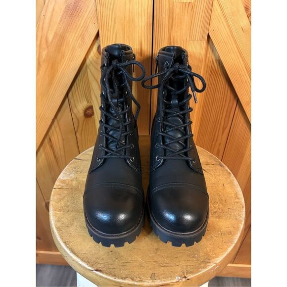 BOC by Born Womens Amaih Stacked Heel Lace Up Boots Size 8.5M NWOT - Picture 2 of 7